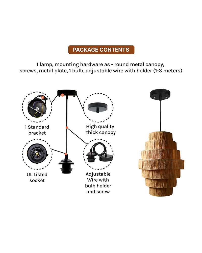 Hanging Lights for Balcony and Outdoor Home Decoration