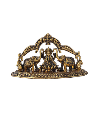 Decorative Laxmi Ji Brass Figurine for Pooja Room and Home Worship