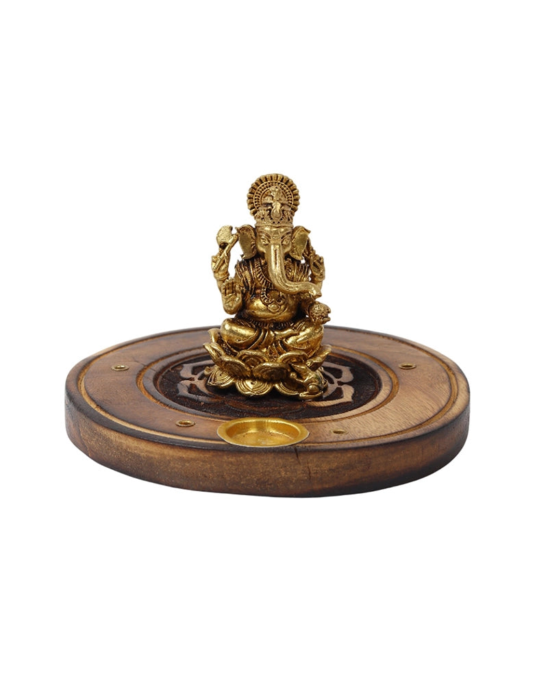 Decorative Brass Lord Ganesha Statue for Daily Puja and Home Display