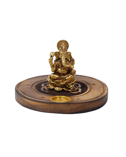 Decorative Brass Lord Ganesha Statue for Daily Puja and Home Display