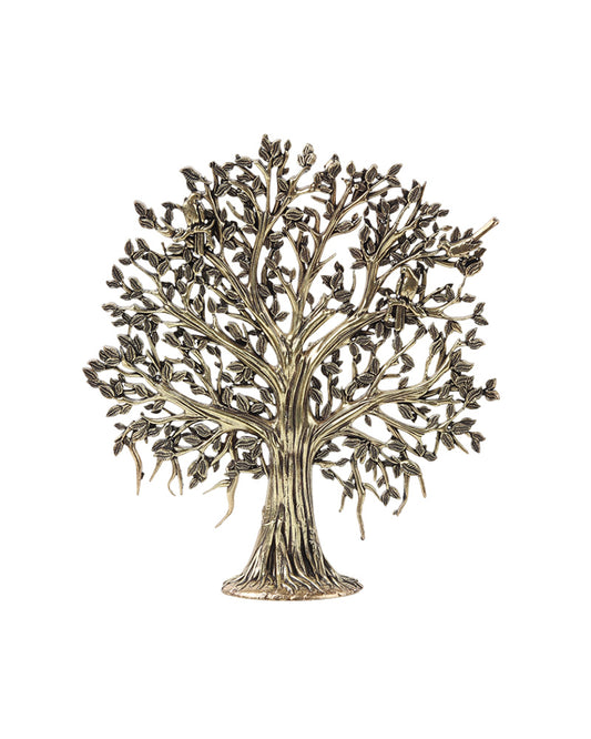 Pure Brass Tree of Life Kalpavriksha Idol for Pooja and Home Decoration