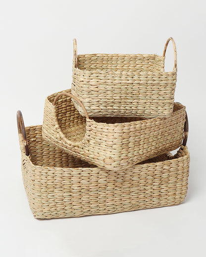 Cane Handle Fruit Hamper Basket