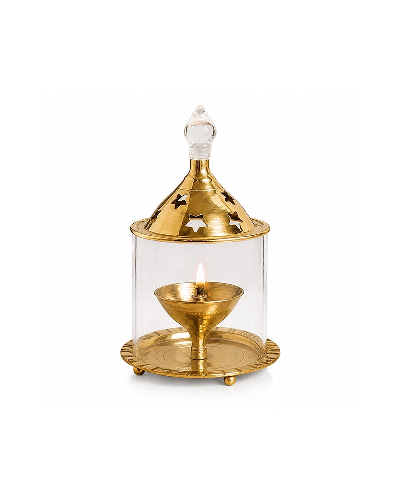 Long-Lasting Premium Akhand Diya for Pooja and Spiritual Decoration