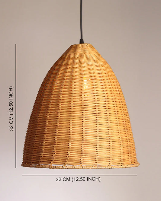 Modern Rattan Hanging Lamp for Bedroom and Study Room