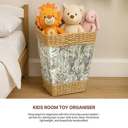 Seagrass Waste Bin Basket for Home, Kitchen, and Dry Waste