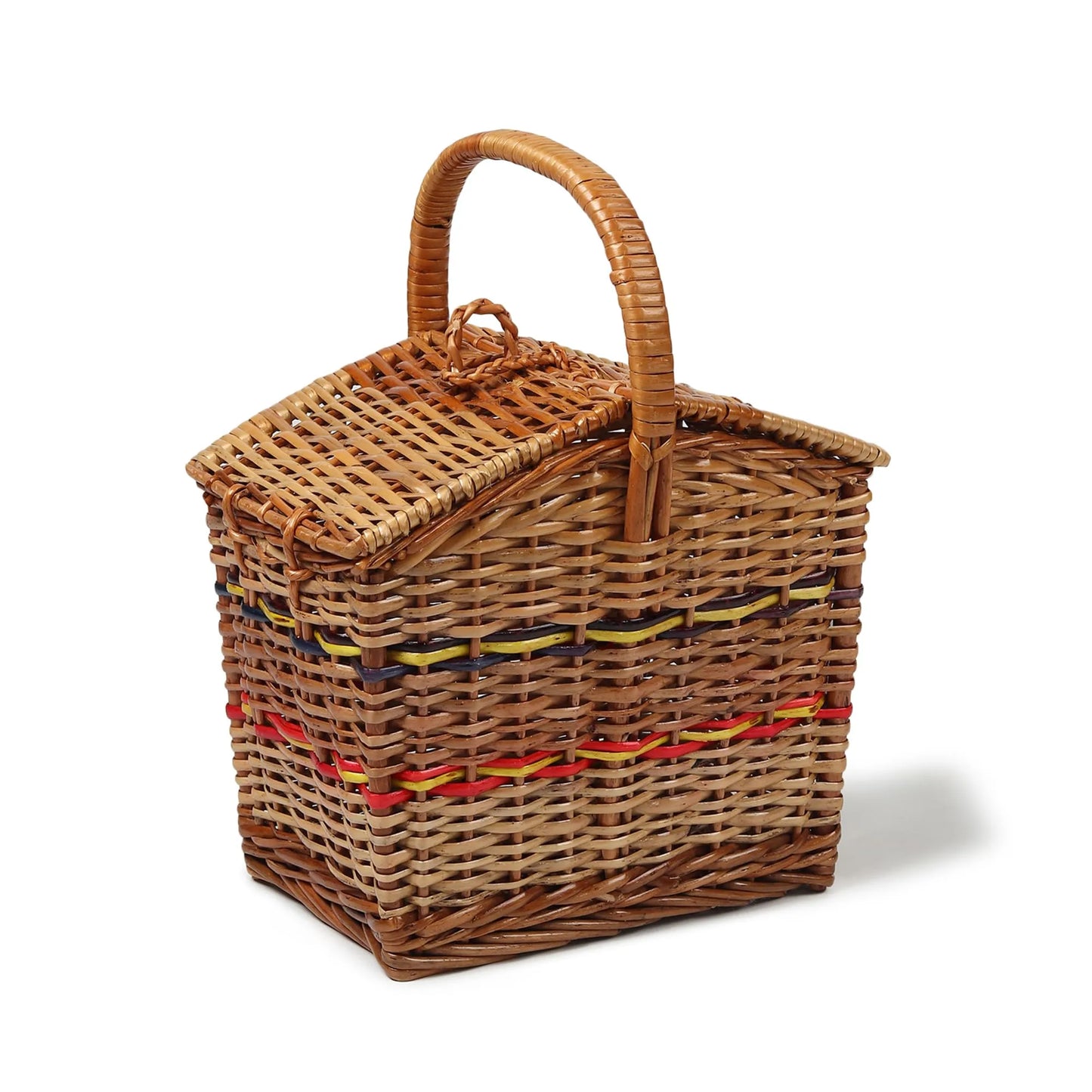 Multi-Purpose Wicker Picnic Basket for Outdoor Meals, Snacks & Food Carry