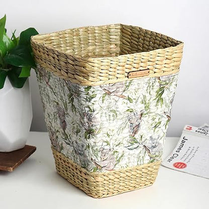 Seagrass Waste Bin Basket for Home, Kitchen, and Dry Waste