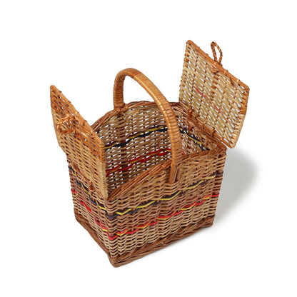 Multi-Purpose Wicker Picnic Basket for Outdoor Meals, Snacks & Food Carry