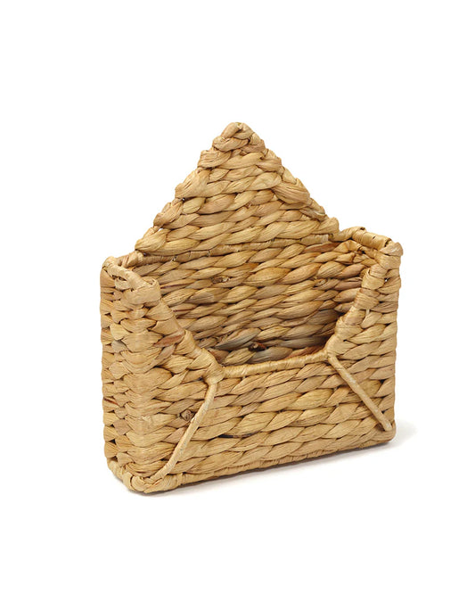 Handwoven Seagrass Envelope Basket for Storage and Home Decoration