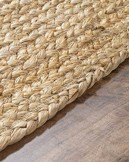 Durable Rustic Rectangular Jute Carpet For Balcony