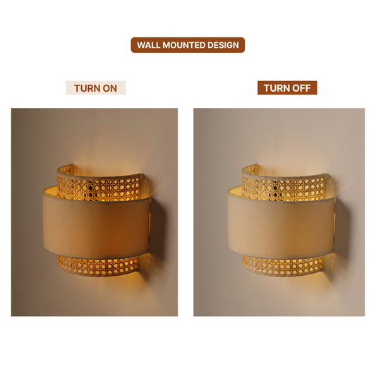 Wall Lamp | Bamboo Wall Lamp | Wall Mount Lights | Wall Lamps For Bedroom