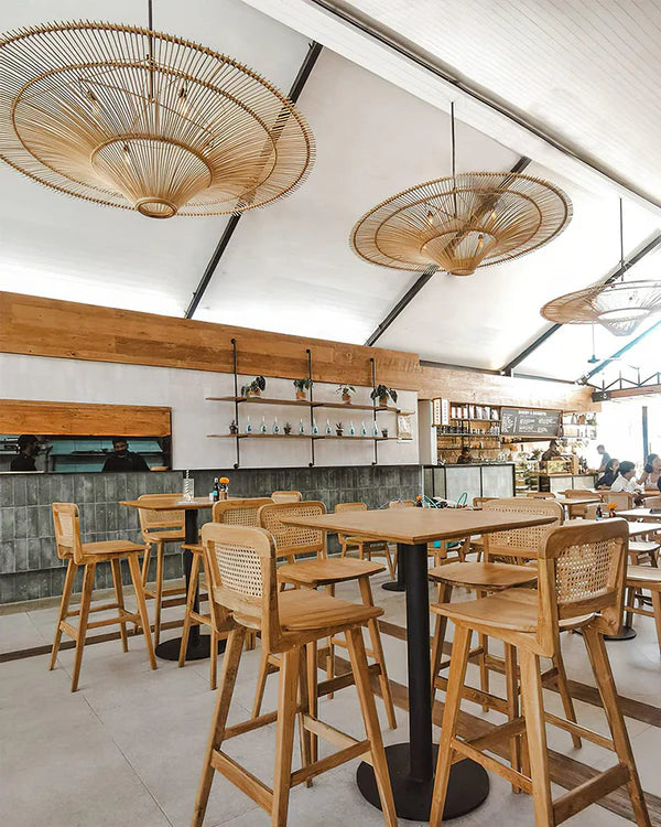 Handmade Bamboo Pendant Light for Balcony and Patio