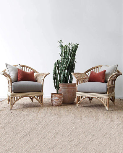 Natural Bamboo Lounge Chairs for Outdoor Relaxing Spaces