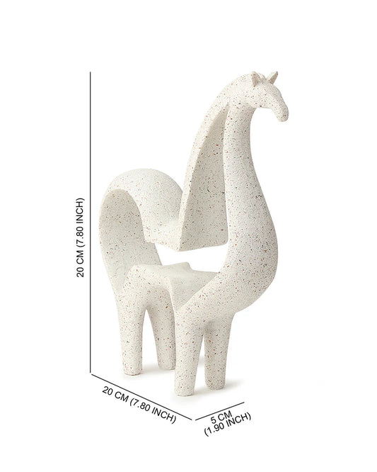 Polypropylene Animal Figurine for Home Decor, Living Room, and Gifts