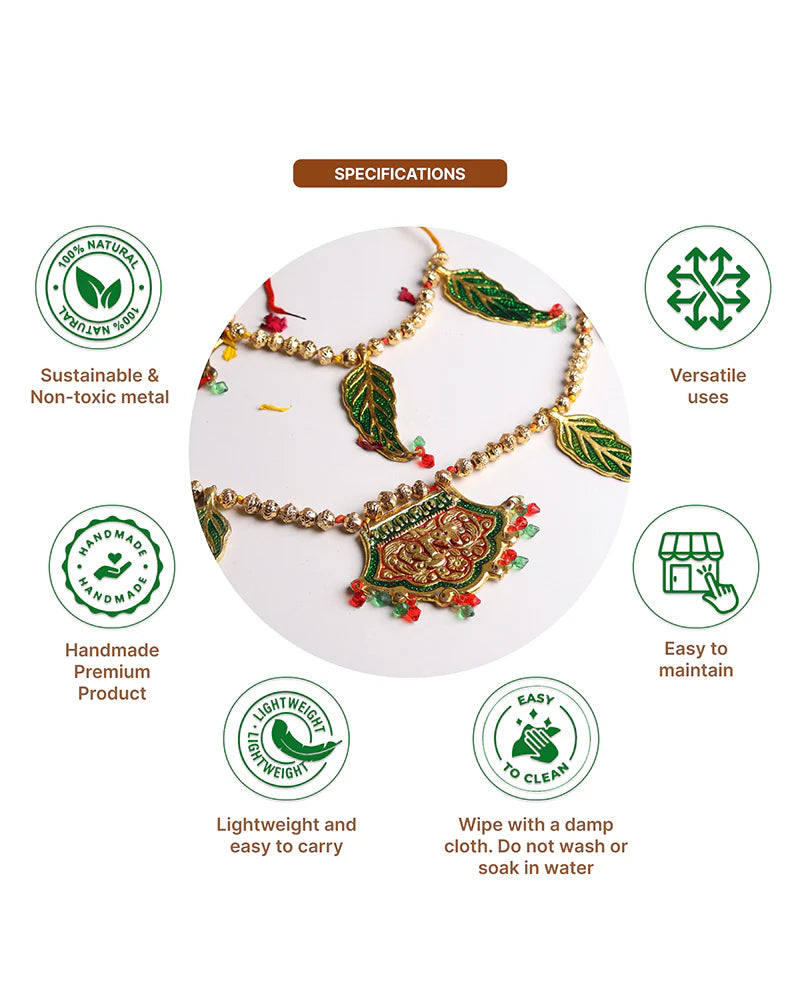 Door Toran Bandhanwar for Entrance, Decorative Door Hanging for Diwali and Navratri
