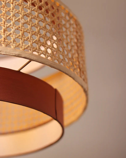 Stylish Rattan Pendant Light for Bedroom and Living Room