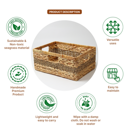 Shelf Basket For Clothes | Cupboard Organiser | Basket For Storage | Kitchen Storage Basket
