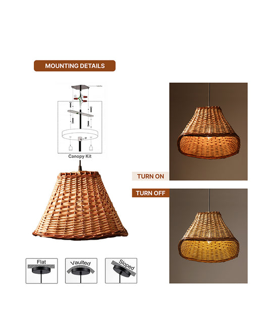 Ceiling Lamps For Living Room |  Hanging Lights | Bamboo Pendant Lights