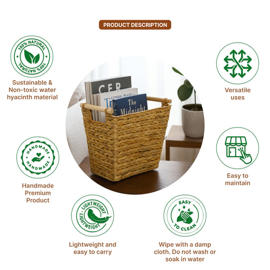 Dustbin for Home & Kitchen | Dust Bins For Home | Rectangular Waste Bin