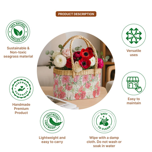 Tiffin Basket | Gift Hamper Baskets | Lunch Bag | Fruit And Vegetable Basket