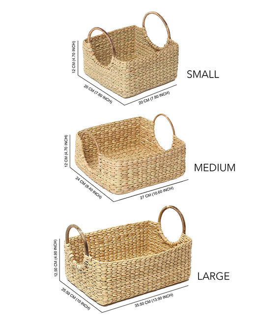 Cane Handle Fruit Hamper Basket