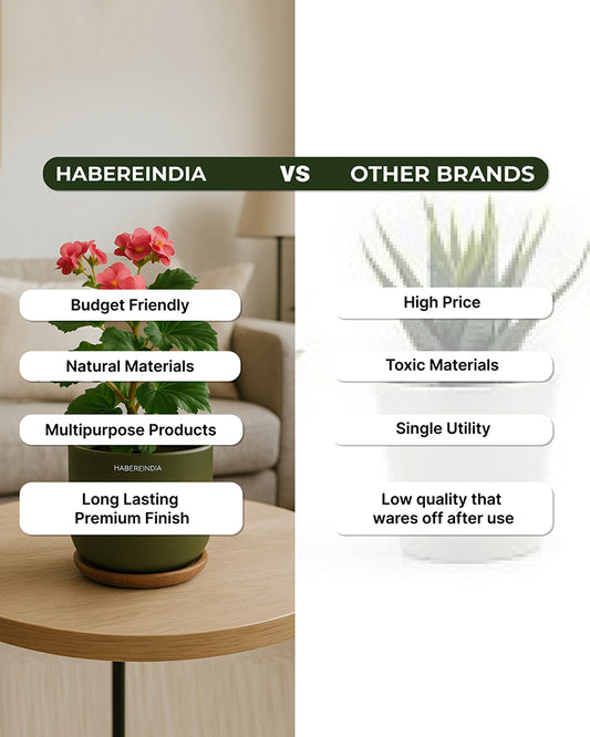Terracotta Flower Pot For Living Room| Flower Pots for Garden, Dining Table