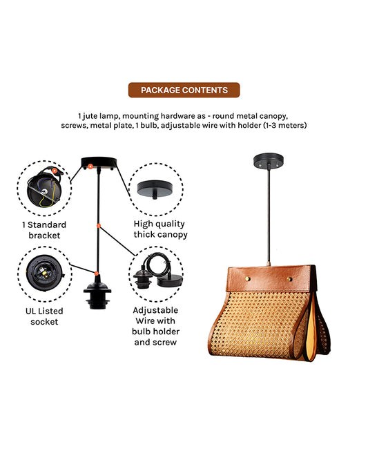 Hanging Lamps | Pendant Lights | Bamboo Ceiling Lamp For Hall