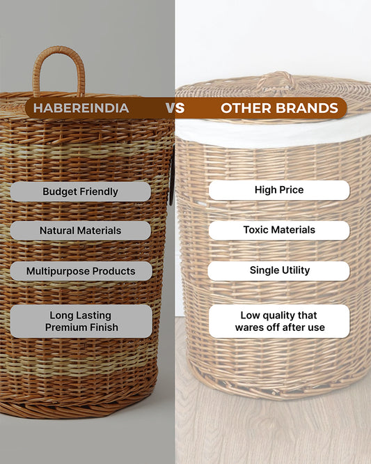 Laundry Basket For Clothes | Clothes Storage Baskets | Wicket Laundry Basket