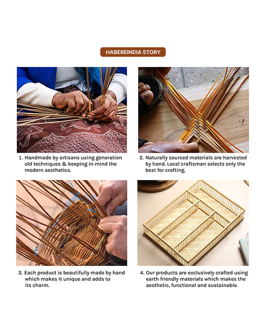 Wardrobe Organizer For Storage | Wicker Bathroom Organiser | File Storage Organizer