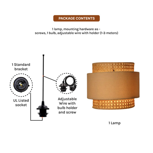 Wall Lamp | Bamboo Wall Lamp | Wall Mount Lights | Wall Lamps For Bedroom