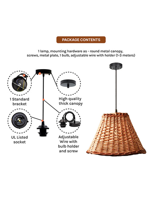 Ceiling Lamps For Living Room |  Hanging Lights | Bamboo Pendant Lights