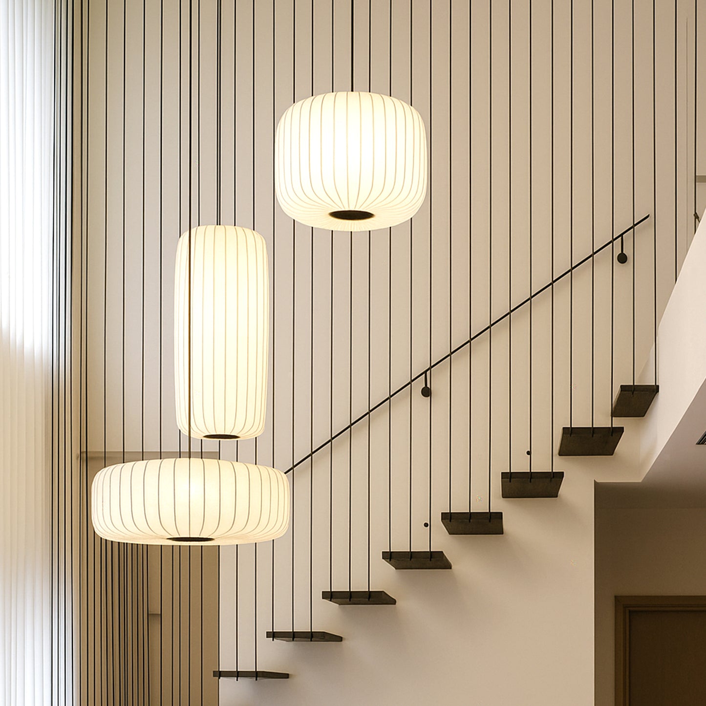 Fabric Pendant Lampshade for Living Room and Dining Area