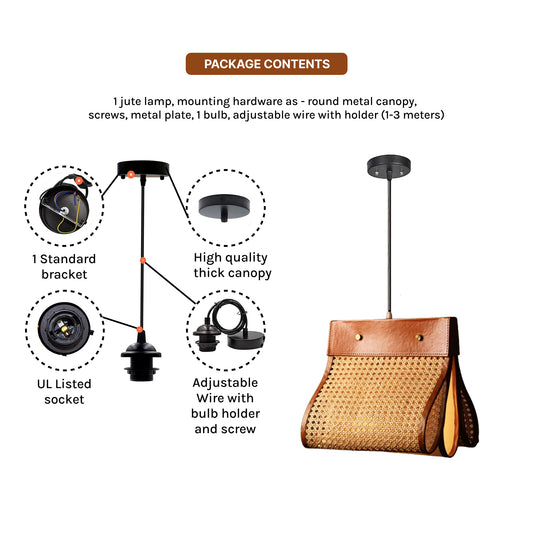 Hanging Lamps | Pendant Lights | Bamboo Ceiling Lamp For Hall