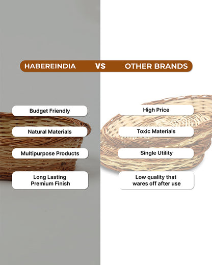 Wicker Baskets | Fruit Baskets | Kitchen Storage Basket | Cane Gift Hamper