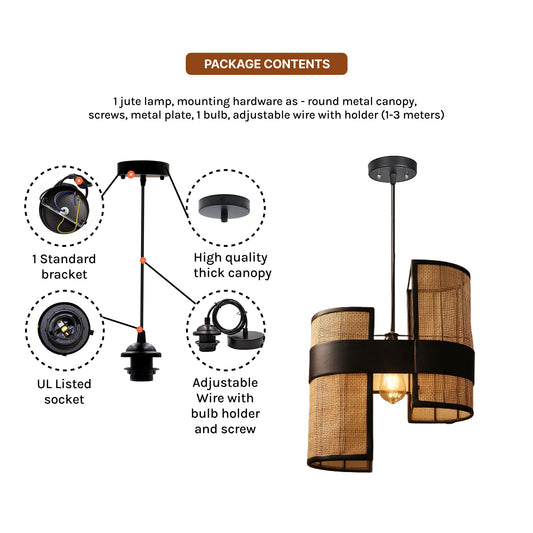 Pendant Lights | Hanging Lamps | Bamboo Ceiling Lamps For Living Room