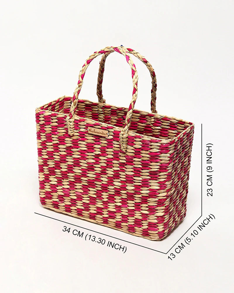 Handmade Boho Seagrass Handbag & Shopping Tote