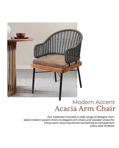Comfortable Acacia Wood Chairs for Lounge and Home Decor