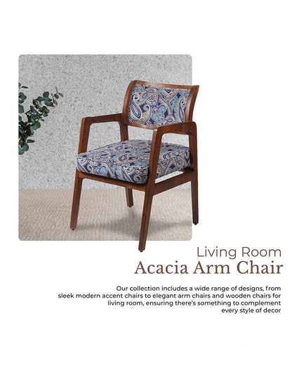Rustic Acacia Wood Chairs Perfect for Living Room Corners