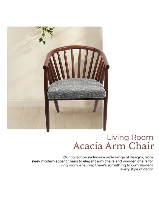 Durable Acacia Wood Chairs for Home and Balcony Use