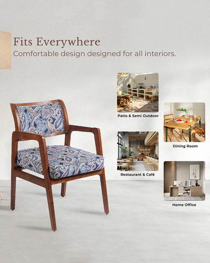 Rustic Acacia Wood Chairs Perfect for Living Room Corners