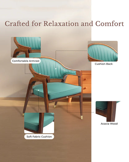 Handcrafted Acacia Wooden Chairs for Modern Home Decor