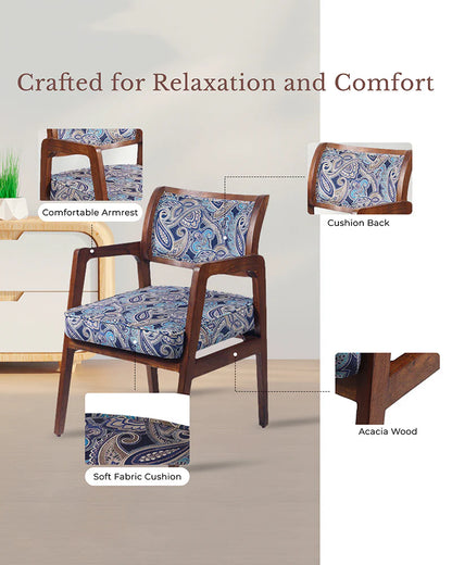 Rustic Acacia Wood Chairs Perfect for Living Room Corners