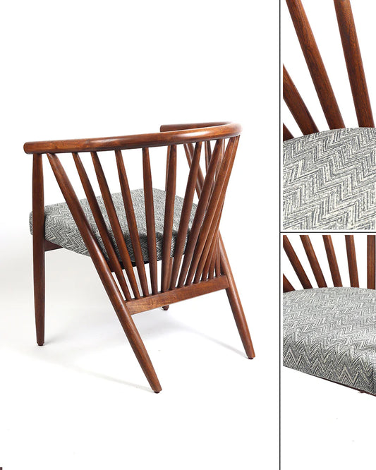 Durable Acacia Wood Chairs for Home and Balcony Use