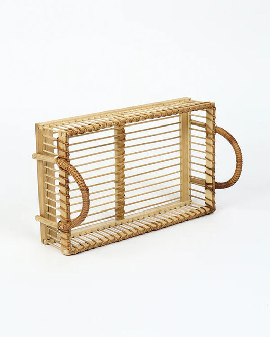 Eco-Friendly Bamboo Serving Tray for Gifts, Snacks, and Home Styling