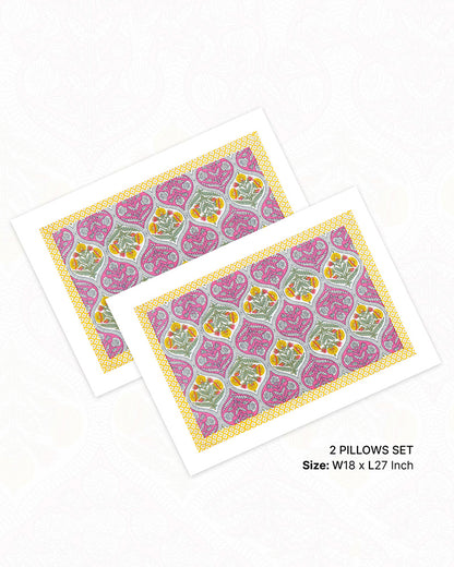 Designer Cotton Bedsheets with Pillow Covers for Home Decor and Gift Purpose