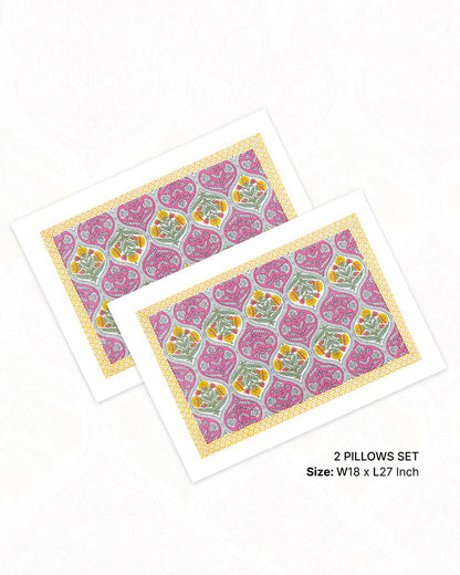 Designer Cotton Bedsheets with Pillow Covers for Home Decor and Gift Purpose