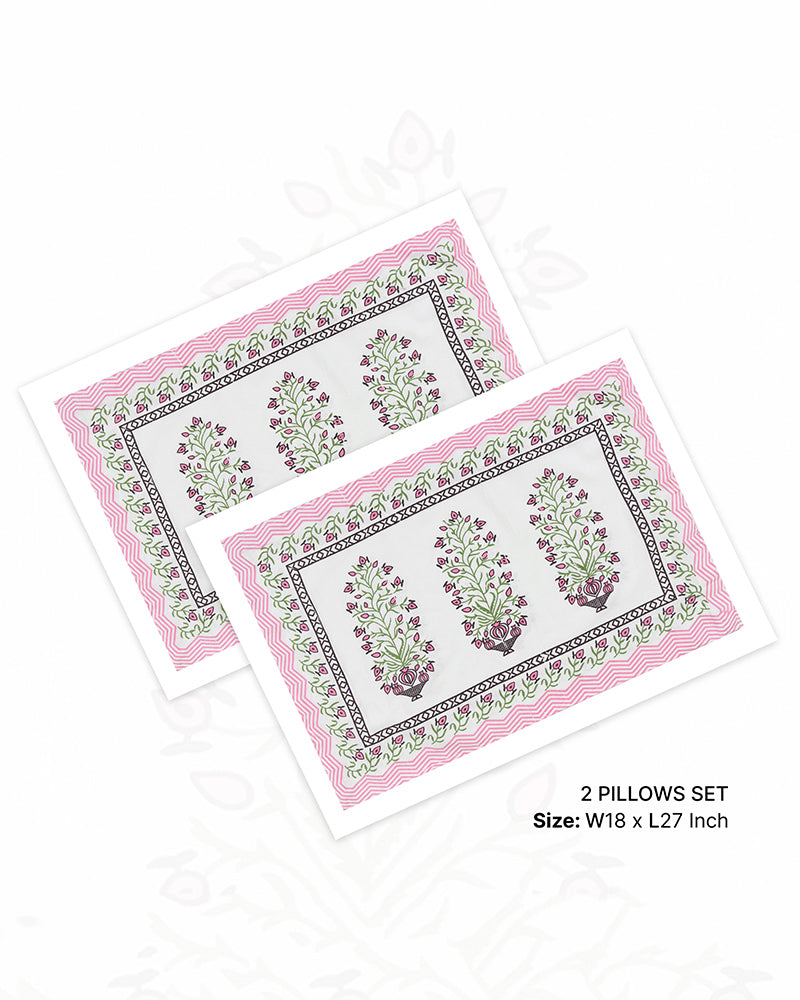 Cotton Double Bed Sheet Set for Queen Size Bed with Smooth Finish