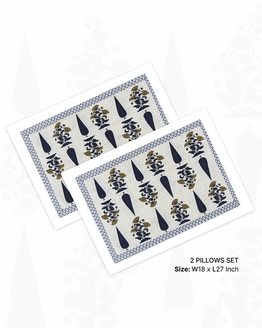 Elegant Cotton Bedsheet with Pillow Covers for Double Bed and King Size Bed