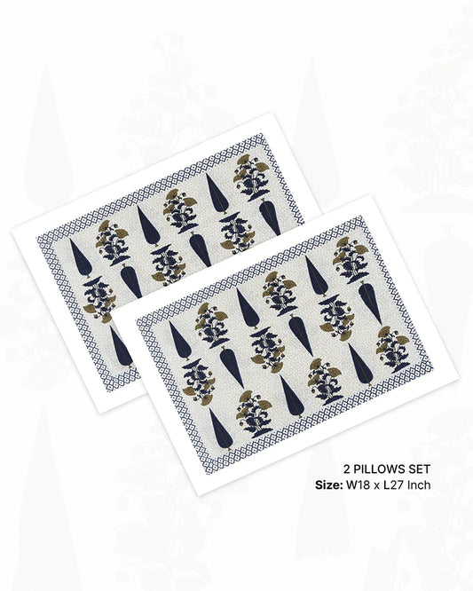 Elegant Cotton Bedsheet with Pillow Covers for Double Bed and King Size Bed