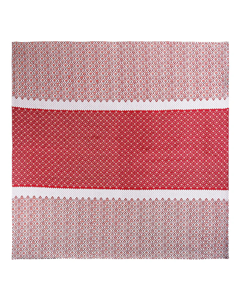 Pure Cotton Double Bed Sheet Set for King Size Bed with Stylish Pillow Covers